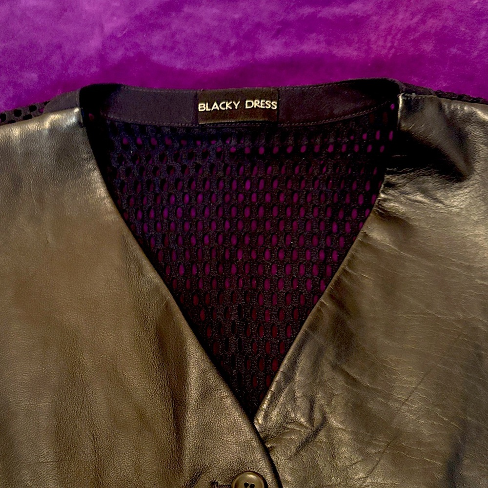 Blackey Dress leather west size M
